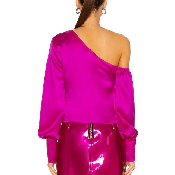 Laquan Smith Deep V Blouse - Picture 2 of 4